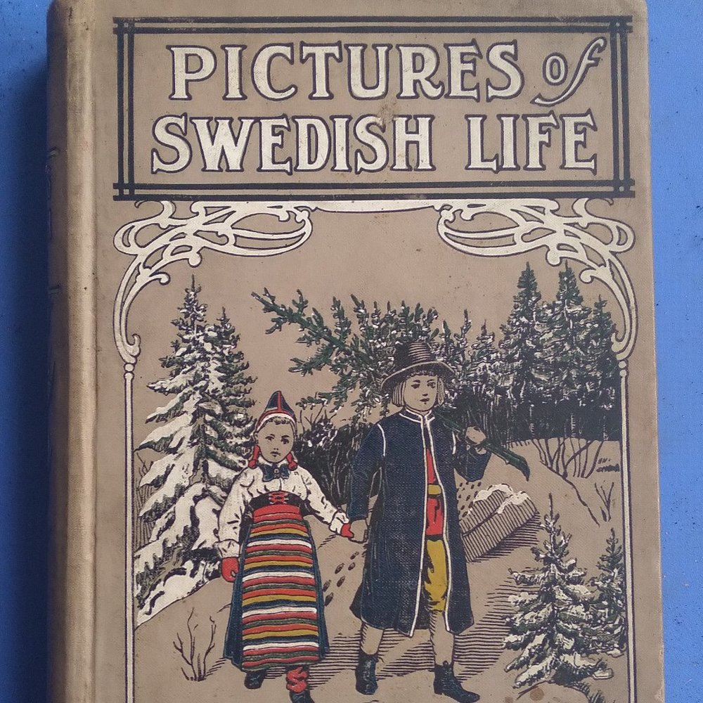 Decorative Coffee Table Book - Pictures of Swedish Life (1903)